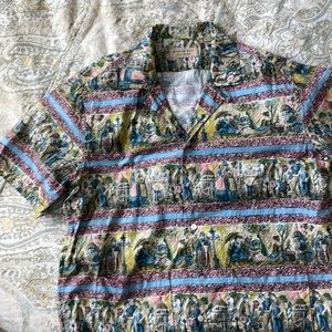 Mens printed Burberry shirt